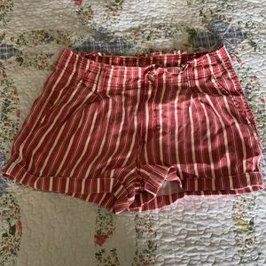 Striped American Eagle shorts